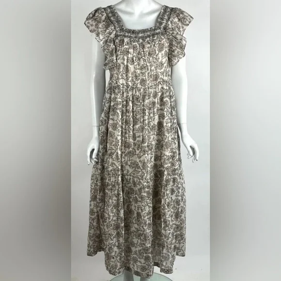 ⭐️SOLD⭐️NWT Free People Women's Bonita Printed Midi Dress - Picture 6 of 16